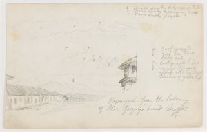 Popayan, Colombia; Verso: Mountain Landscape, Colombia