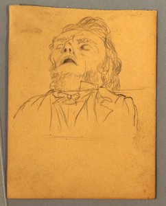 Portrait of Sleeping Man by Frederic Edwin Church
