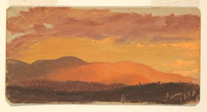 Sunset, Hudson Valley