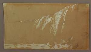 The Canadian Falls and Goat Island at Niagara River