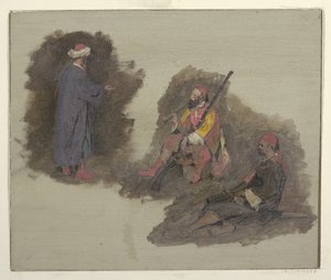 Three Bedouins by Frederic Edwin Church