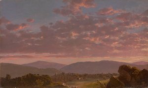Twilight in the Catskills 1849 by Frederic Edwin Church