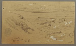 View across Wady el-Arabah by Frederic Edwin Church