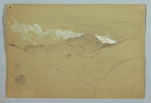 View from the East of Mount Chimborazo, Ecuador by Frederic Edwin Church