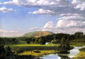 West Rock, New Haven by Frederic Edwin Church