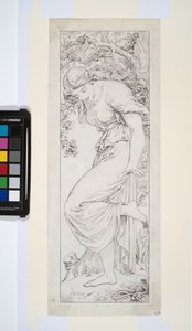 The Malicious Babbler, Study for the Chapel of the Ascension, not dated by Frederic James Shields