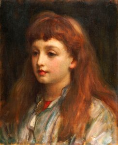 Portrait of a Young Girl, Head and Shoulders