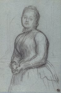 Study for the Portrait of Hannah, Countess of Rosebery, c.1880 by Frederic Leighton