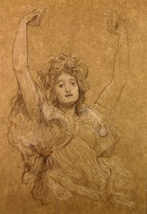 Study of a Dancing Girl by Frederic Leighton