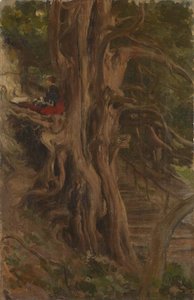 Trees at Cliveden by Frederic Leighton 1st Baron Leighton