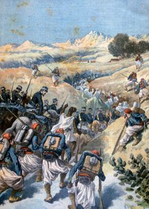 Battle with the Brigands, Algeria, 1892 by Frederic Lix