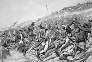 British Forces Attempt to Storm the French Fort of Ticonderoga in 1758