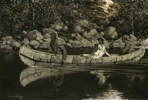 Paddling the Wounded British Officer