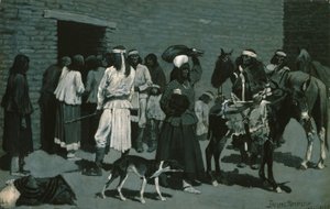 Pueblo Indian Village by Frederic Remington