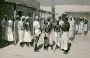 Slave Market by Frederic Remington