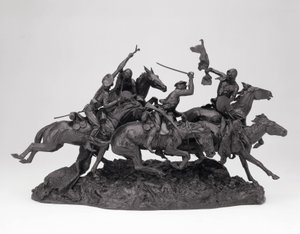 The Old Dragoons of 1850 by Frederic Remington