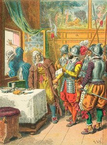 Arrest of Broussel by Frederic Theodore Lix