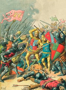 King John at the battle of Poitiers by Frederic Theodore Lix