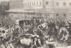 Vera Zasulich shoots on January 24, 1878 on the governor of Petersburg General Trepov by Frederic Theodore Lix
