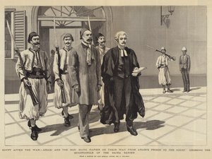 Egypt after the War, Arabi and the Honourable Mark Napier on their Way from Arabi