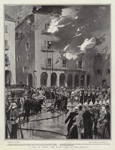 A Fire at Corfu, the Handy Man to the Rescue by Frederic de Haenen