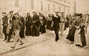 Nuns Under Republican Protection During the 1910 Revolution in Portugal by Frederic de Haenen