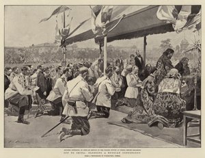 Off to China, Blessing a Russian Contingent by Frederic de Haenen