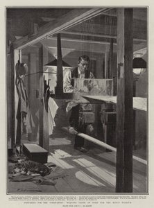 Preparing for the Coronation, Weaving Cloth of Gold for the King