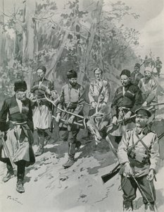 Returning from a Hunt in the Caucasus by Frederic de Haenen