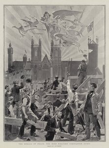 The Herald of Peace, the Most Welcome Coronation Guest by Frederic de Haenen