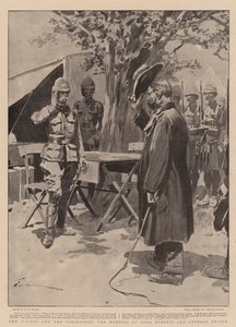The Victor and the Vanquished, the Meeting of Lord Roberts and General Cronje by Frederic de Haenen