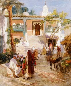 At the Souk by Frederick Arthur Bridgman