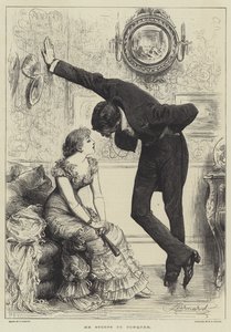 He Stoops to Conquer by Frederick Barnard