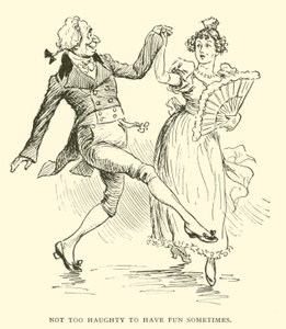 Not Too Haughty to Have Fun Sometimes by Frederick Burr Opper