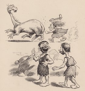 Our Antediluvian Ancestors by F Opper: Number Eight