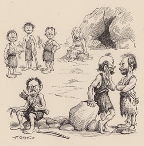 Our Antediluvian Ancestors by F Opper: Number Nineteen