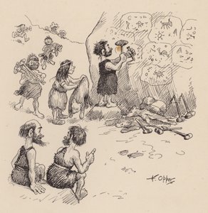 Our Antediluvian Ancestors by F Opper: Number Six