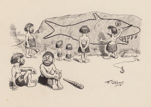 Our Antediluvian Ancestors by F Opper: Number Thirty Eight