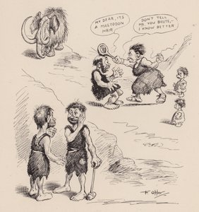 Our Antediluvian Ancestors by F Opper: Number Thirty Four