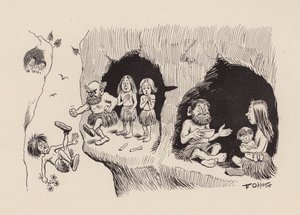 Our Antediluvian Ancestors by F Opper: Number Thirty Nine