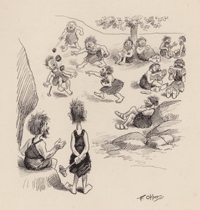 Our Antediluvian Ancestors by F Opper: Number Thirty Seven