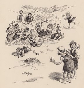 Our Antediluvian Ancestors by F Opper: Number Twenty