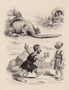 Our Antediluvian Ancestors by F Opper: Number Twenty One