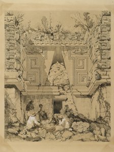 Archway, Casa del Gobernador, Uxmel, Yucatan, 1843