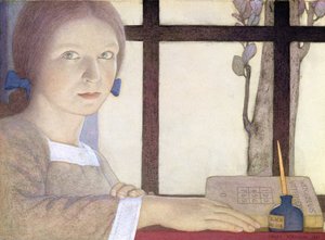 Lesson Time by Frederick Cayley Robinson