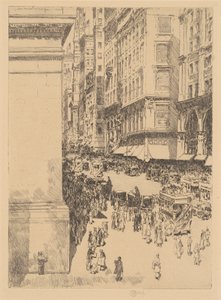 Fifth Avenue, Noon, 1916