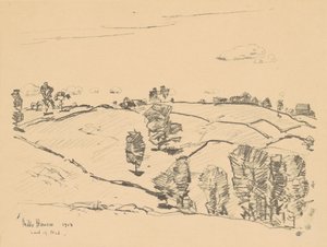 Stone Fences, Land of Nod by Frederick Childe Hassam