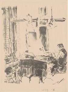 The Lithographer by Frederick Childe Hassam