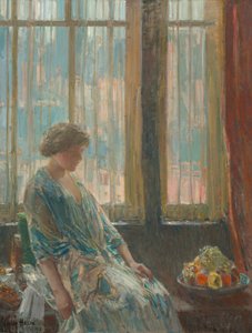 The New York Window by Frederick Childe Hassam