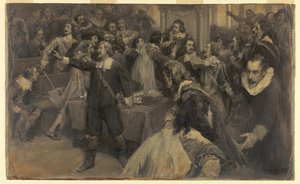 Scene in the House of Parliament, March 2, 1629